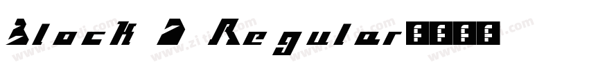Block D Regular字体转换
